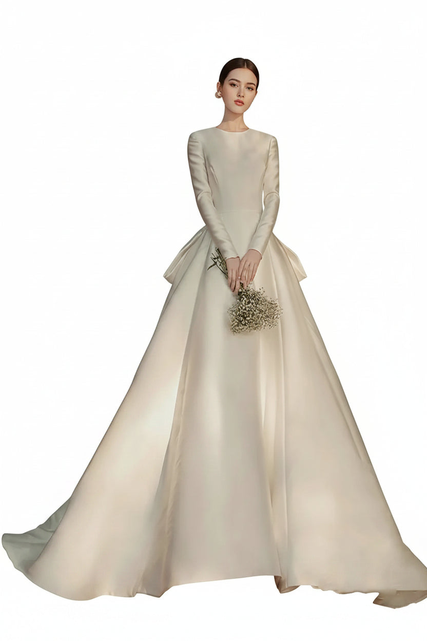 Robe de mariée minimaliste : modèles princesse Amélia