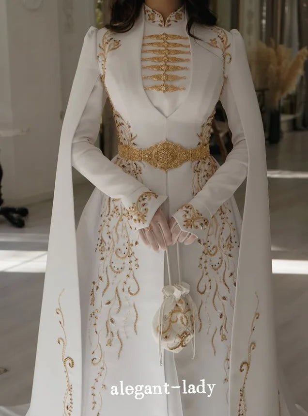 ROBE DE MARIÉE TRADITIONNELLE CAUCASIEN : MODÈLE PRINCESSE MARA