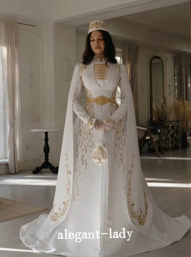 ROBE DE MARIÉE TRADITIONNELLE CAUCASIEN : MODÈLE PRINCESSE MARA