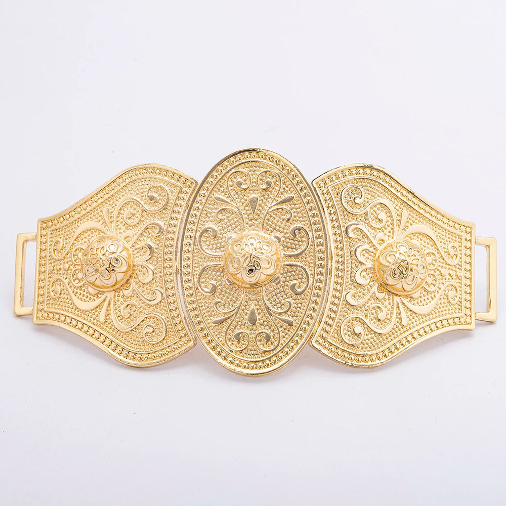 Ceinture Métal Ajustable pour Robe de Mariée Caucasienne