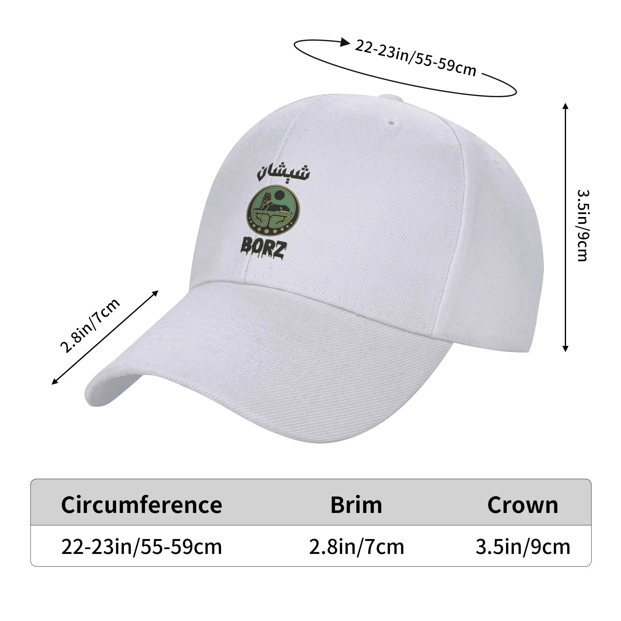 Chechen-Borz  Baseball Cap Chechen Borz Retro Women Men Trucke