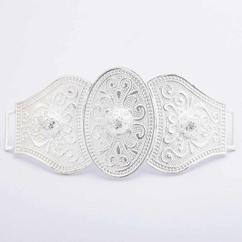 Ceinture Métal Ajustable pour Robe de Mariée Caucasienne